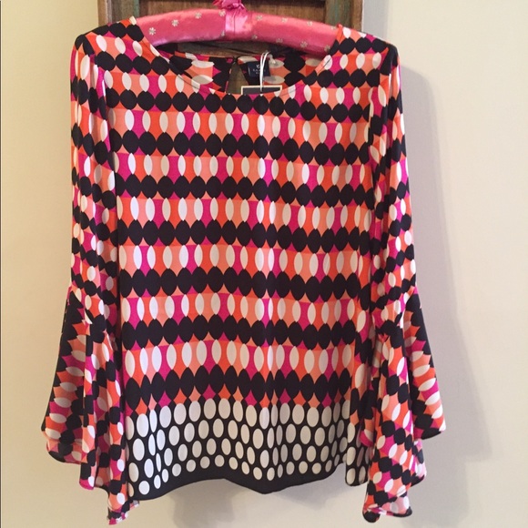 Kaari Blue Tops - NWT KAARI Blue stunning top